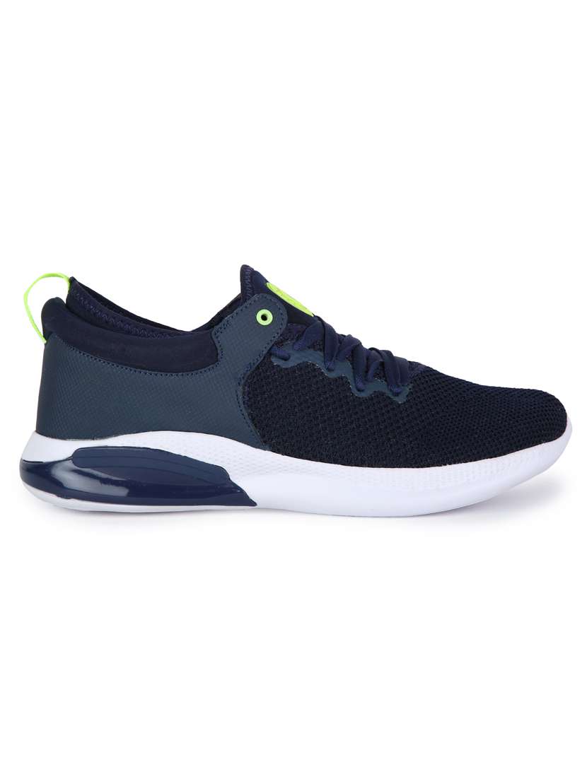 navy fabric sport shoes - 18322363 - Standard Image - 1