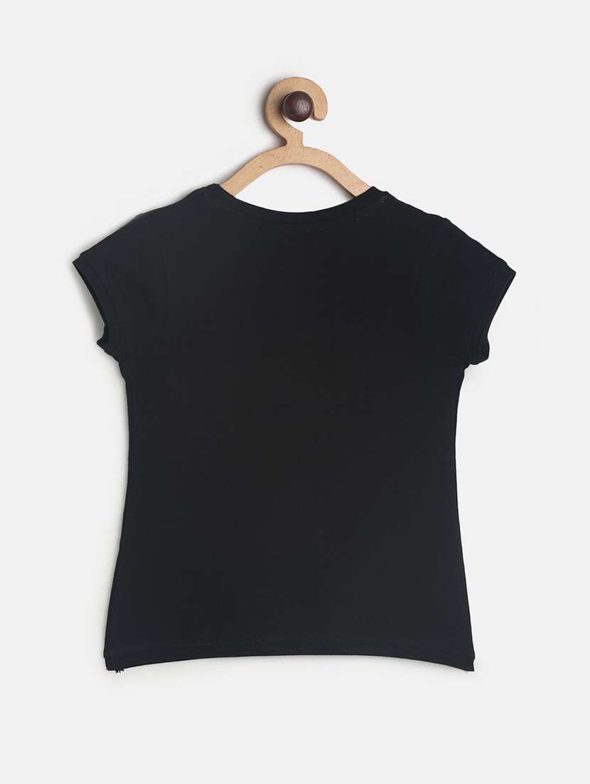 black printed  regular tee - 18322588 -  Standard Image - 1