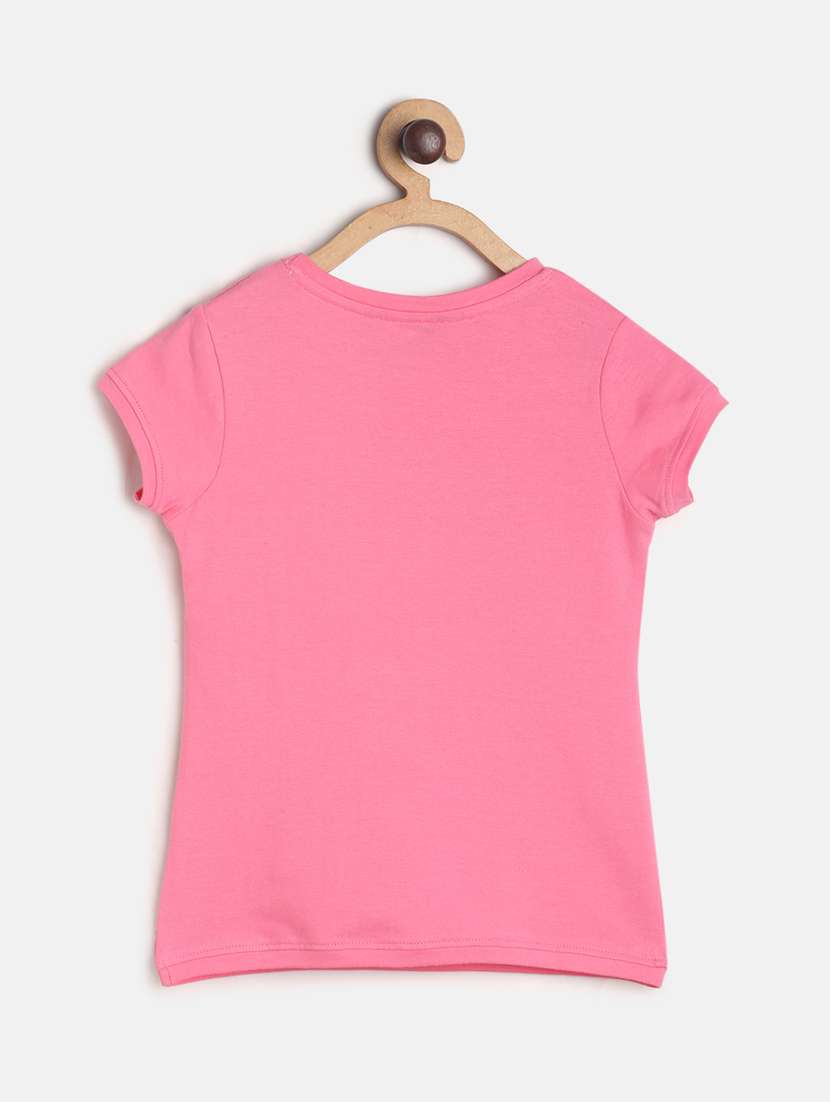 pink printed  regular tee - 18322589 -  Standard Image - 1