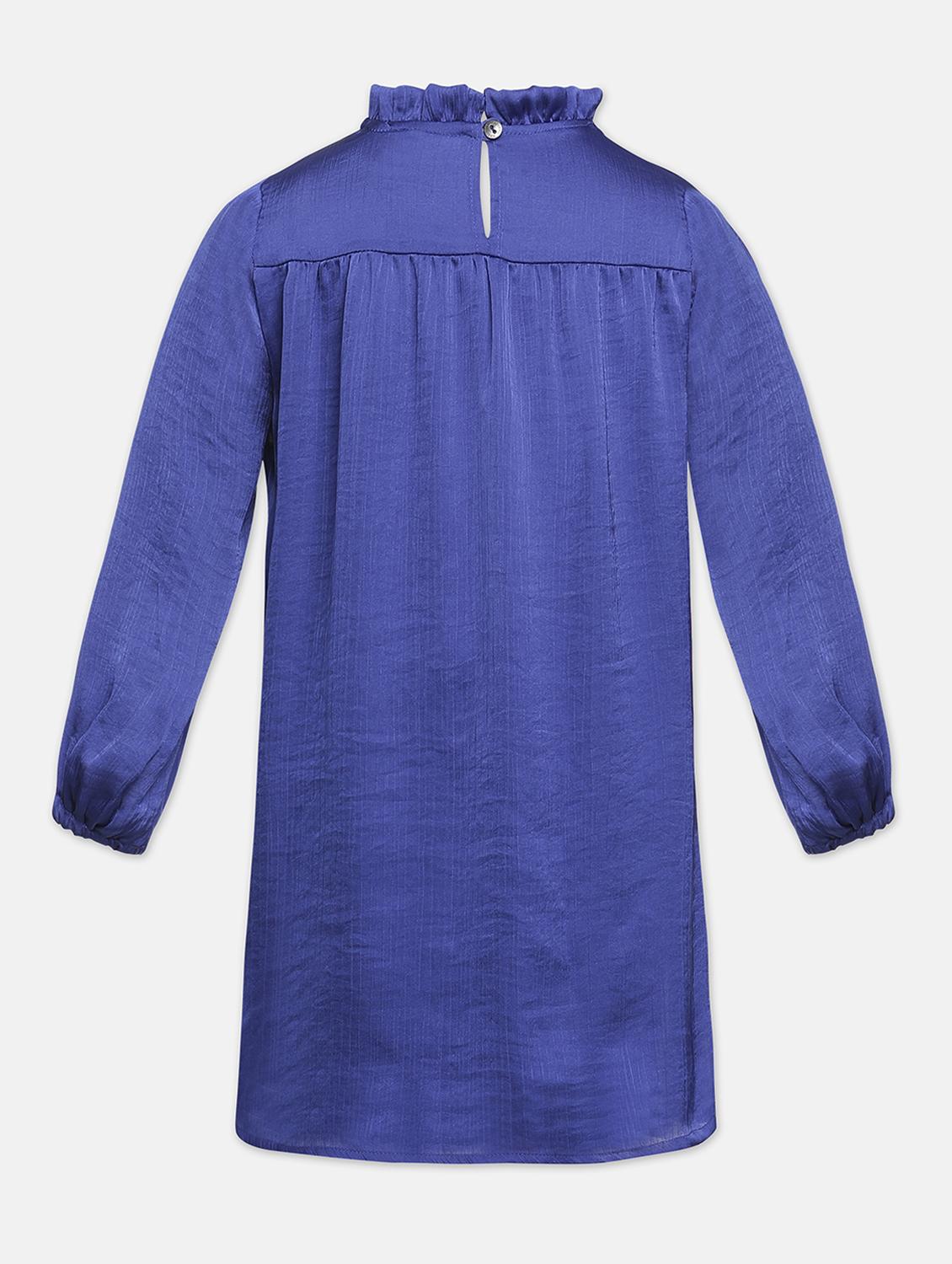girls mock neck long sleeves frock - 18323704 -  Standard Image - 1