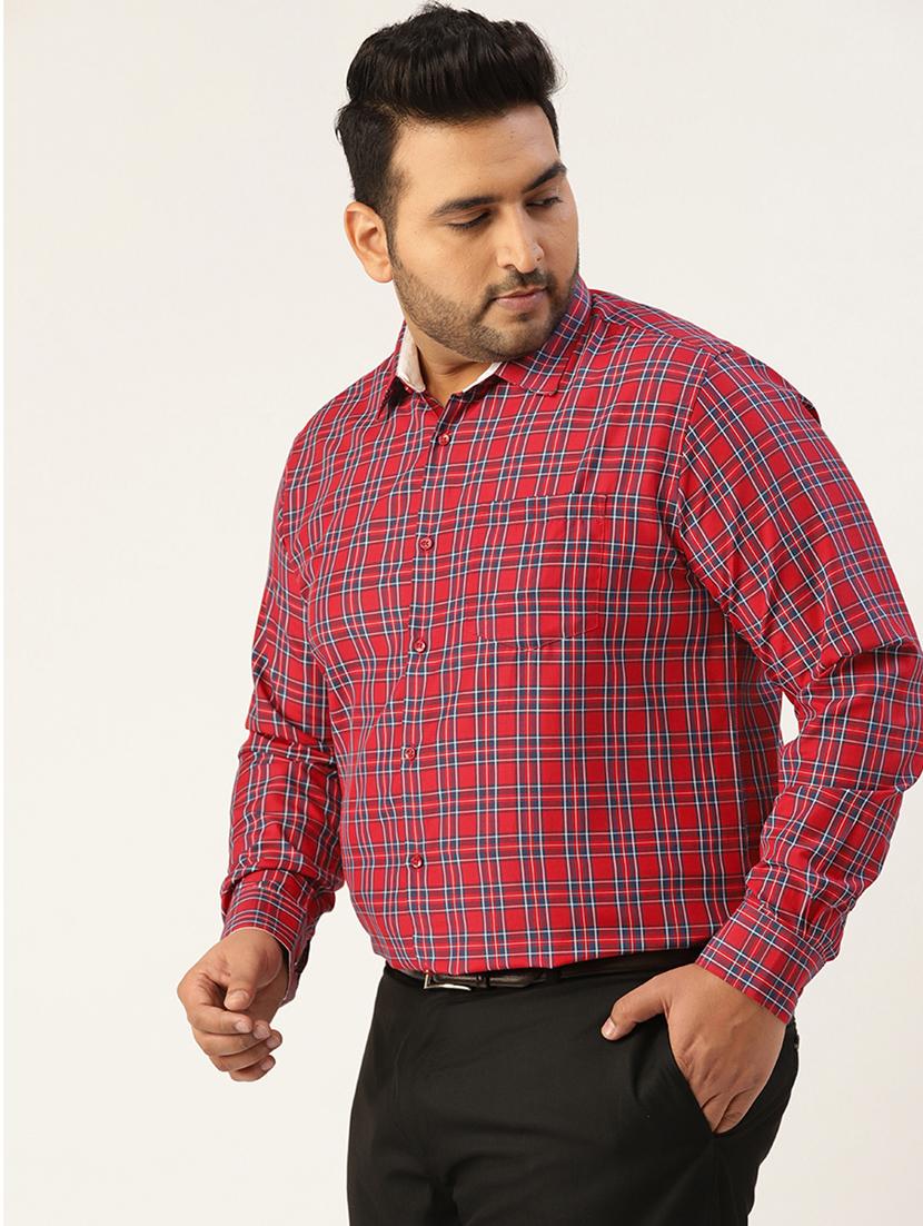 mens checks formal shirt - 18324145 -  Standard Image - 1