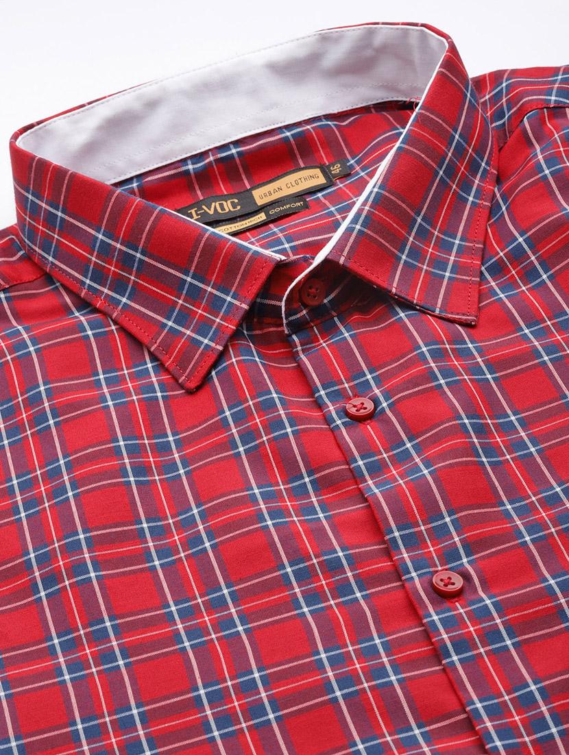 mens checks formal shirt - 18324145 - Standard Image - 4