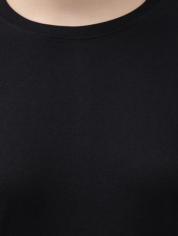 round neck solid tee - 18324506 - Standard Image - 4