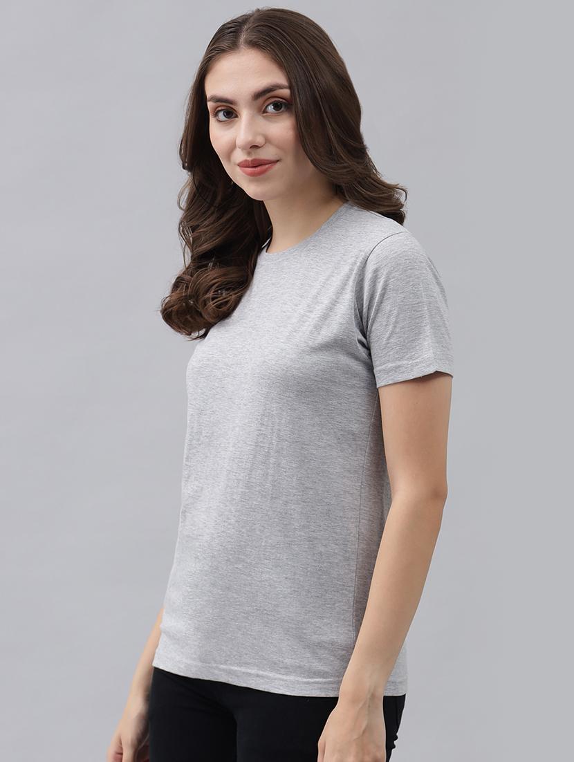 round neck solid tee - 18324509 - Standard Image - 1