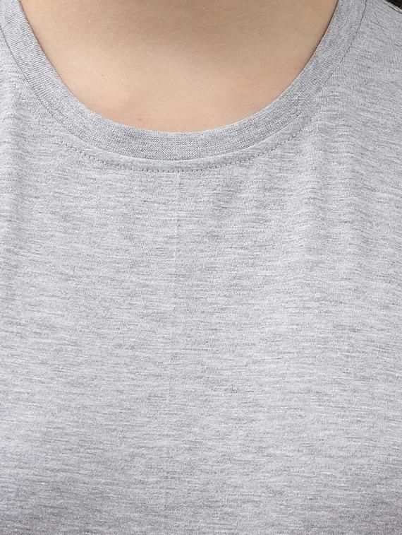 round neck solid tee - 18324509 - Standard Image - 4