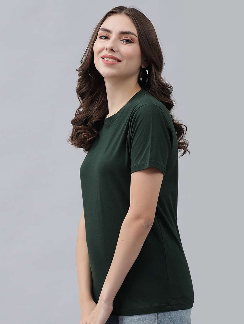 round neck solid tee  - 18324510 -  Standard Image - 1