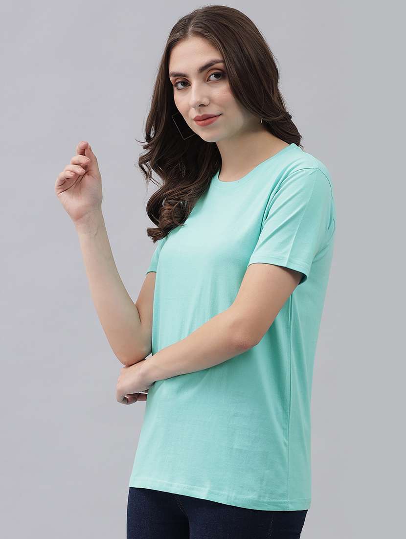 round neck solid tee  - 18324515 -  Standard Image - 1