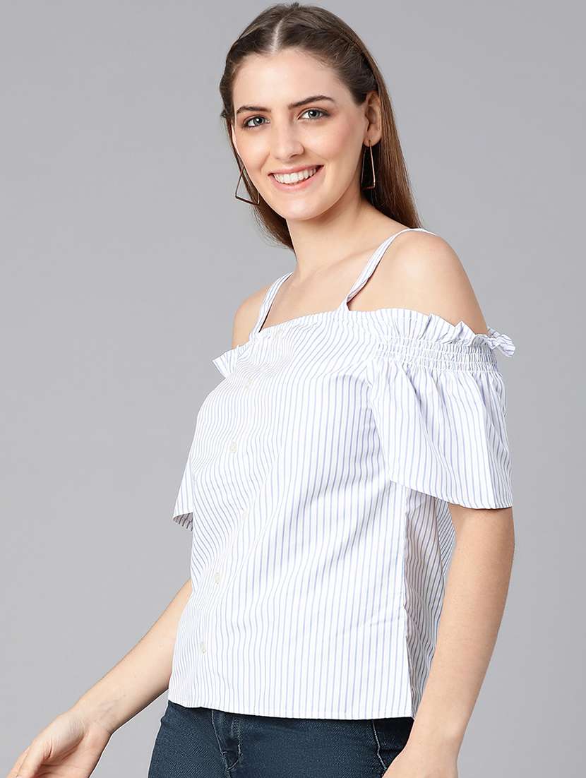 women's straight shoulder strap top - 18324564 -  Standard Image - 1