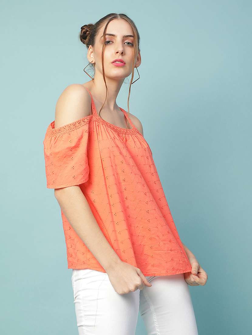 women's straight shoulder strap top - 18324572 -  Standard Image - 1