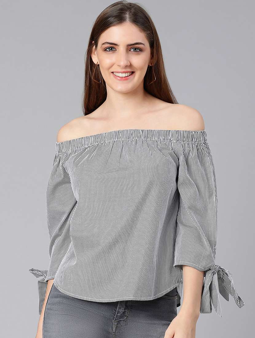 women's straight off shoulder top