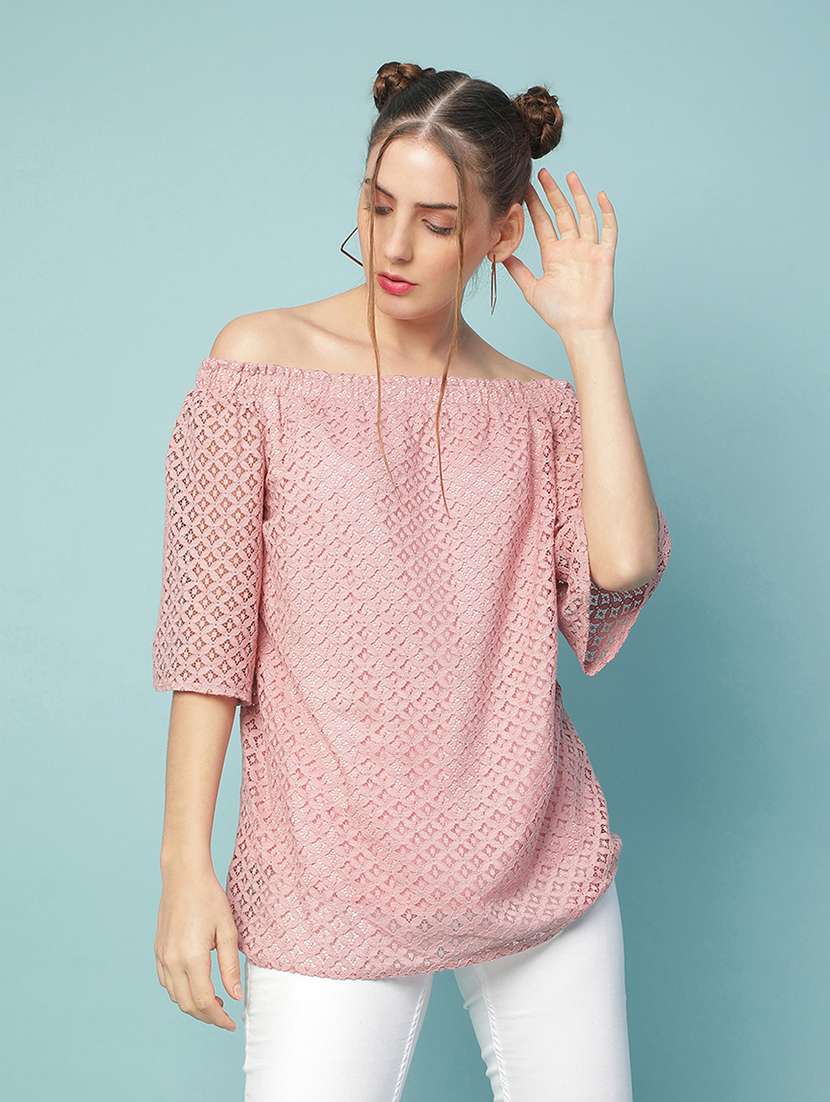 women's straight off shoulder top