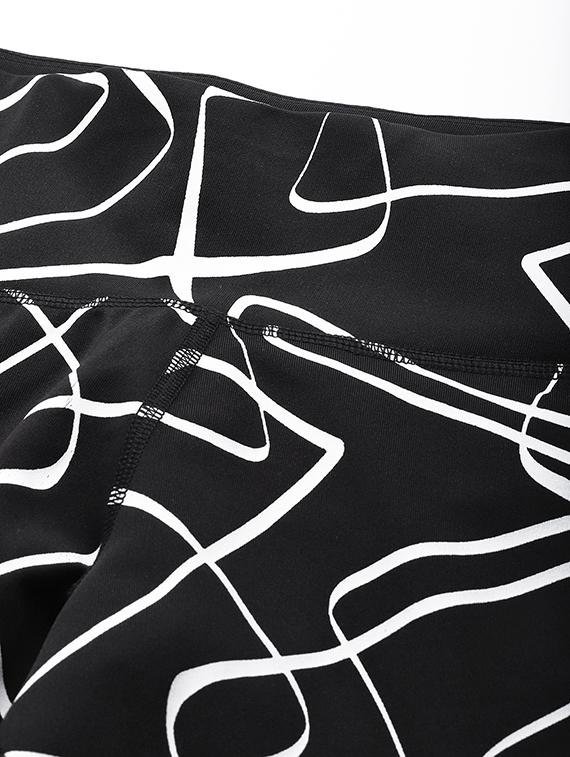 high rise printed legging - 18325038 - Standard Image - 4