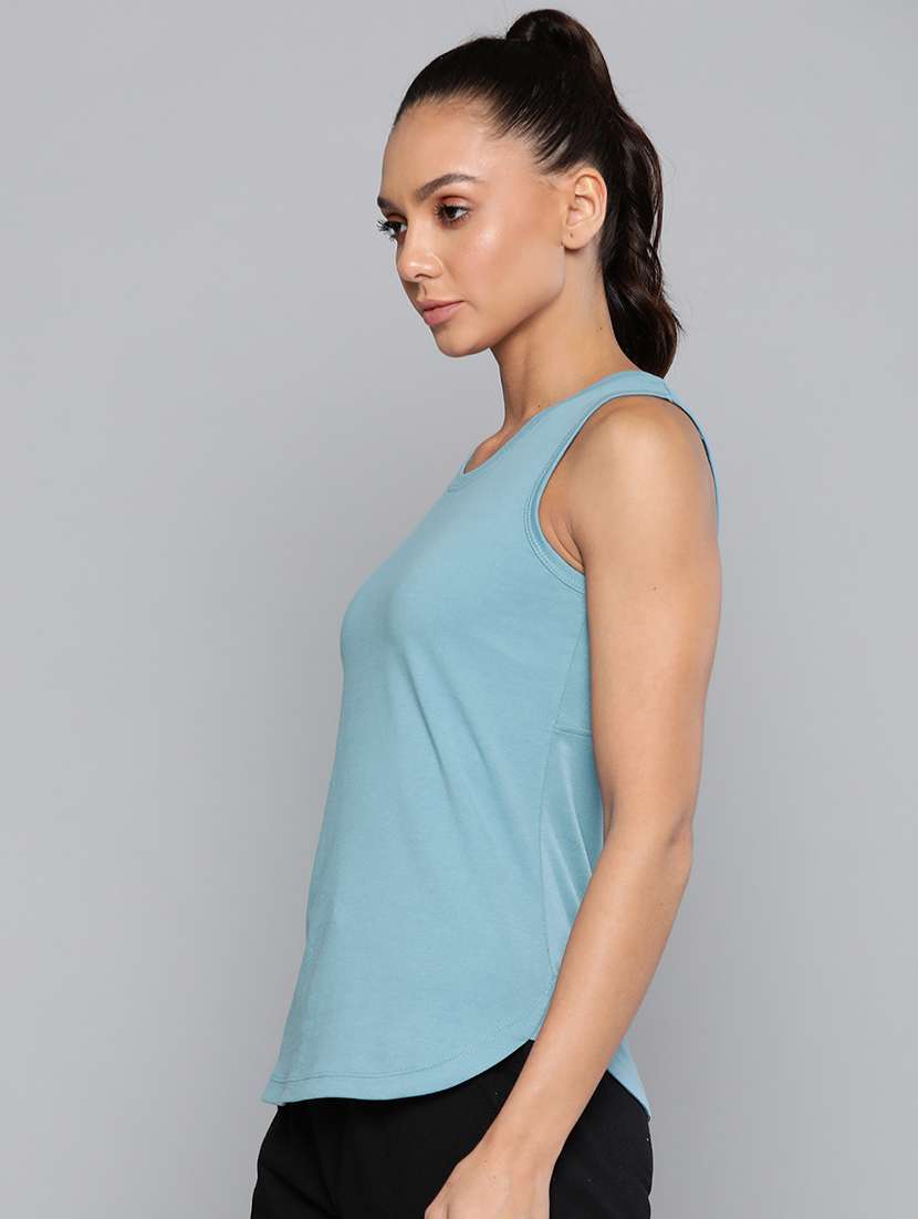 Sleeveless Solid Regular Tee - 18325143 -  Standard Image - 1