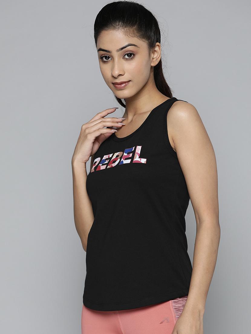 sleeveless printed regular tee - 18325146 -  Standard Image - 1