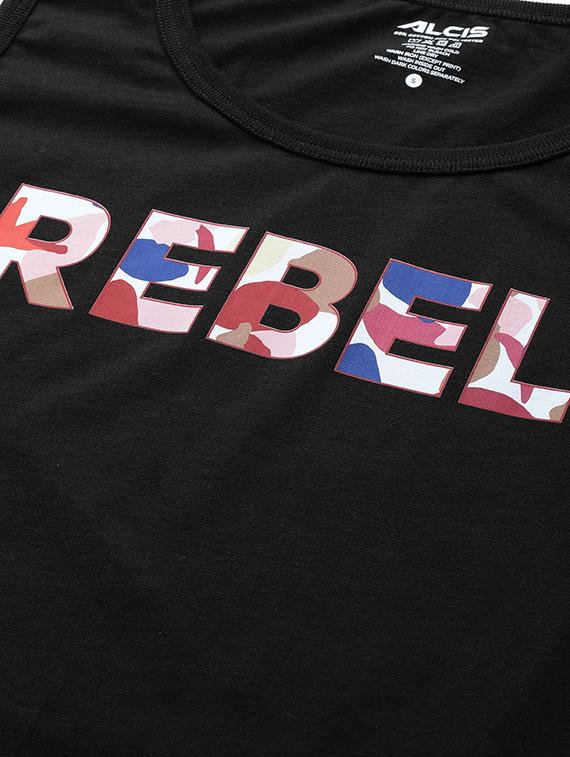 sleeveless printed regular tee - 18325146 - Standard Image - 4