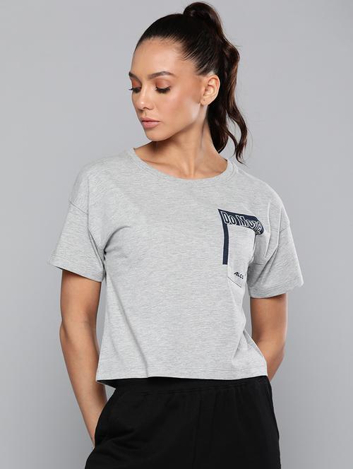round neck printed regular tee - 18325152 - Standard Image - 0