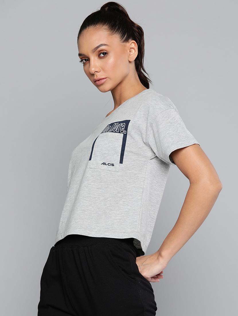 round neck printed regular tee - 18325152 - Standard Image - 1