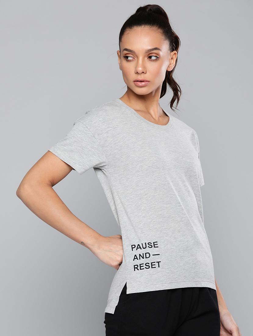 round neck printed regular tee - 18325154 - Standard Image - 1