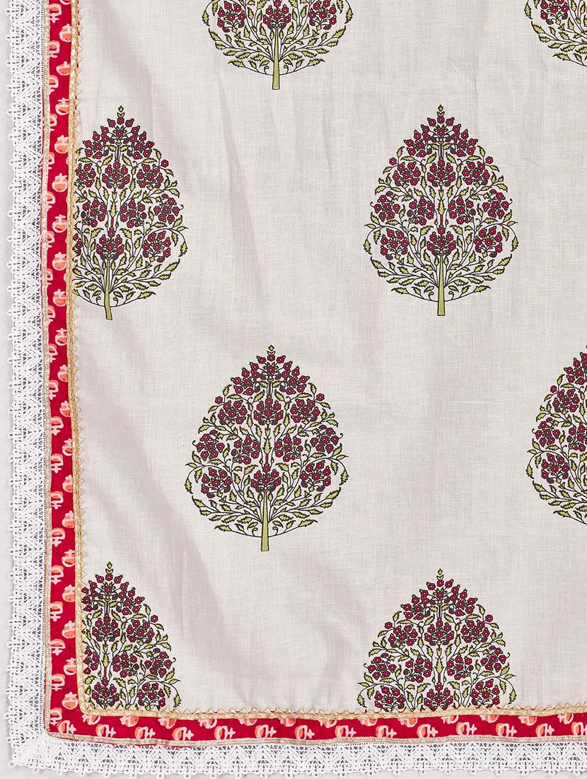 red cotton suit set - 18325304 - Standard Image - 4