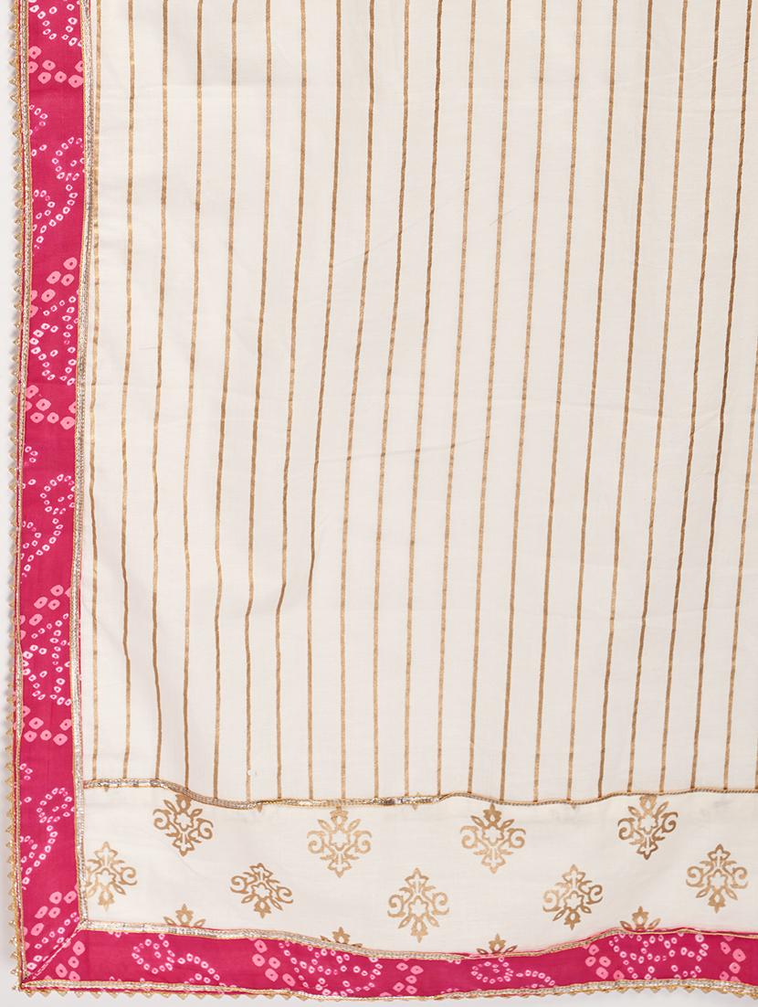 beige cotton suit set - 18325305 - Standard Image - 4