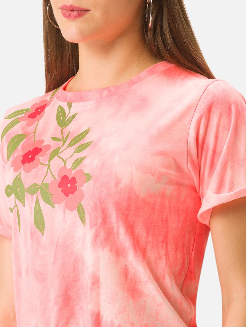 women's all over print crew neck t-shirt - 18326101 - Standard Image - 4