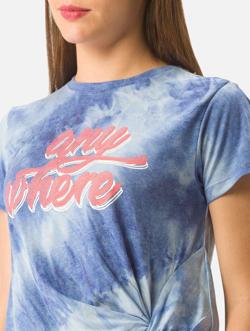 women's all over print crew neck t-shirt - 18326102 -  Standard Image - 4