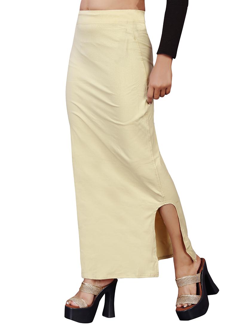 beige solid saree shaper shapewear - 18326257 - Standard Image - 1