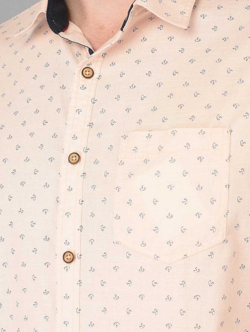 pink printed casual shirt - 18326654 - Standard Image - 4