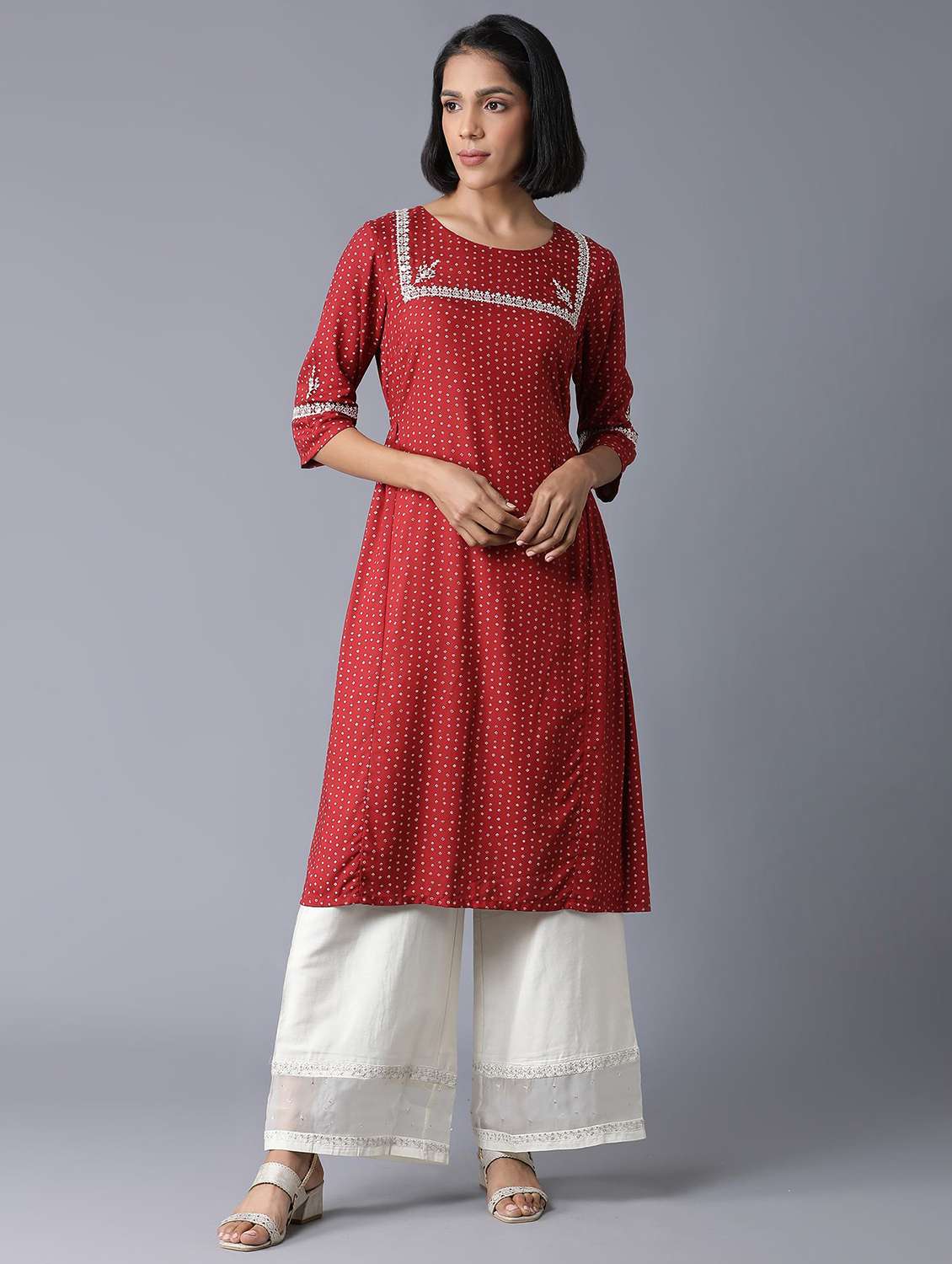 women's flared kurta