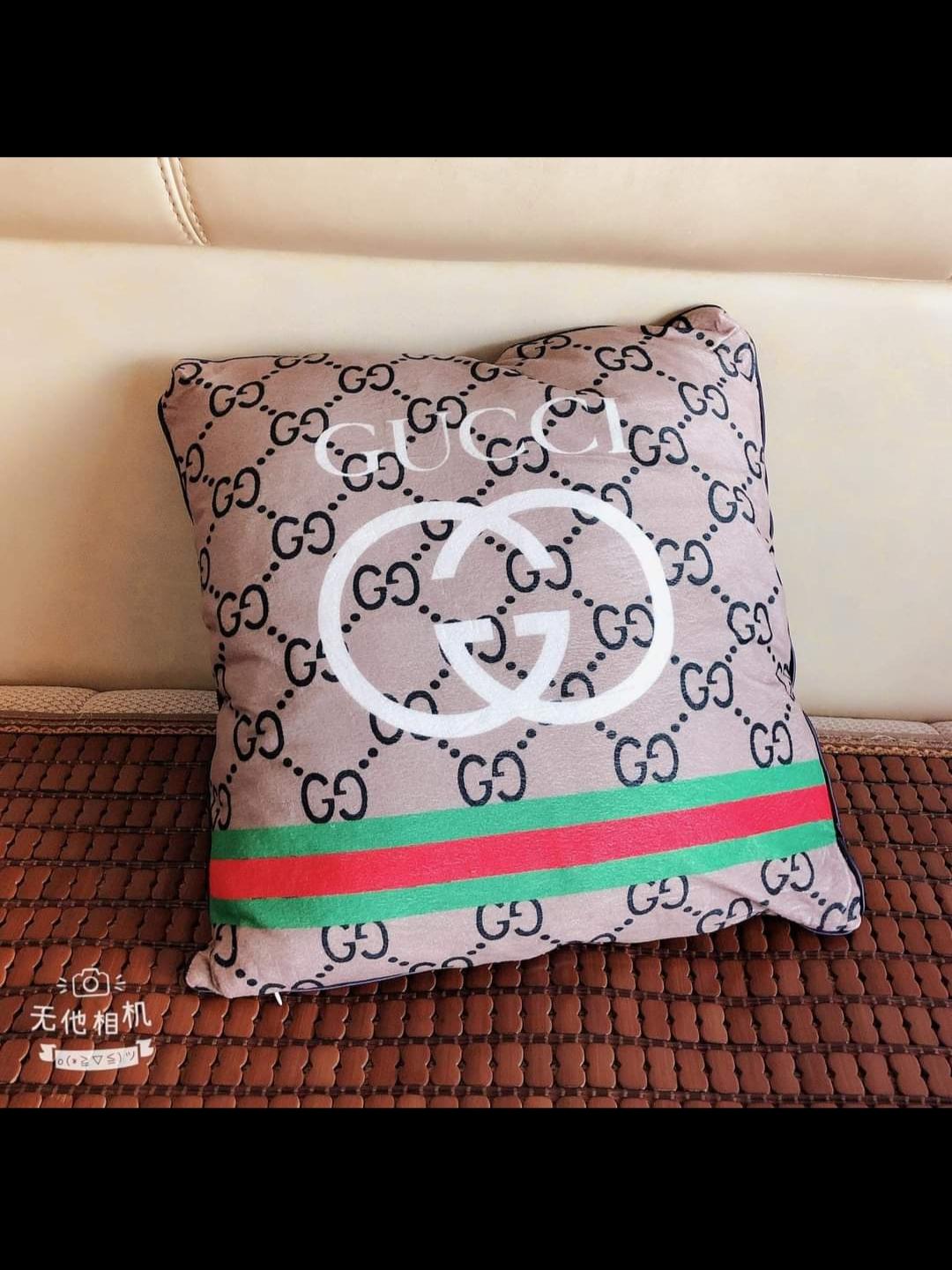 cotton luxury printed pillows pink color  - 18328139 -  Standard Image - 1