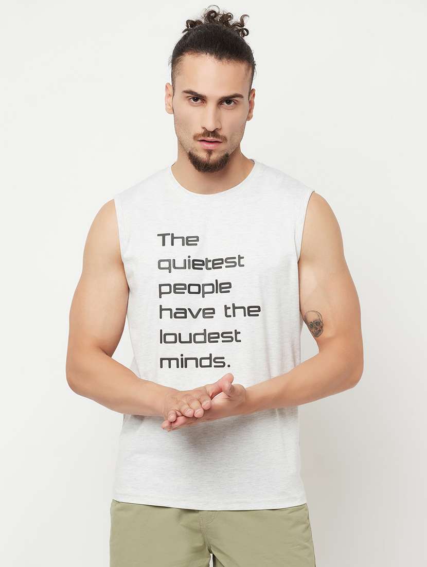 grey printed t-shirt