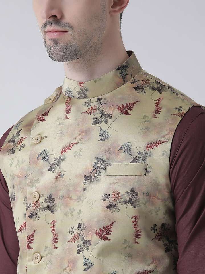 tabard men beige & green floral - 18329285 - Standard Image - 1