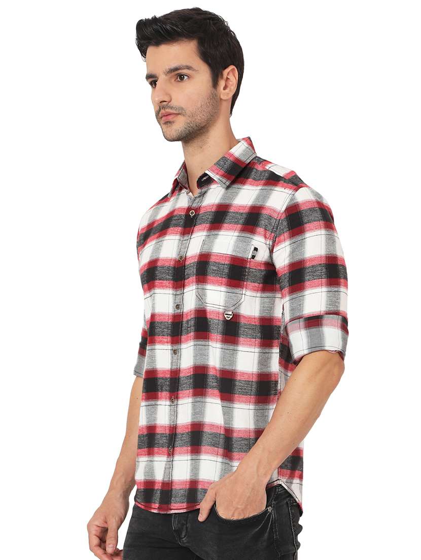 red checked casual shirt - 18329576 -  Standard Image - 1