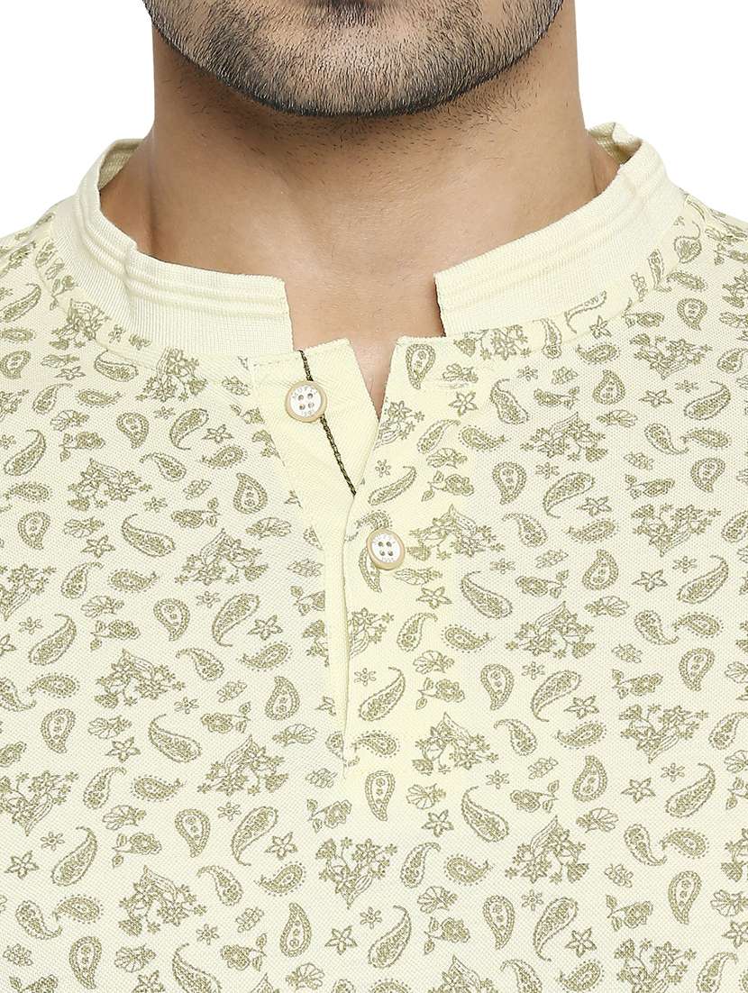 yellow floral polo t-shirt - 18329884 - Standard Image - 4