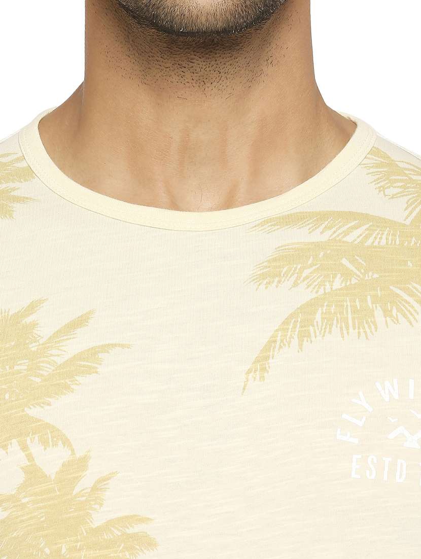 yellow printed t-shirt - 18329913 - Standard Image - 4