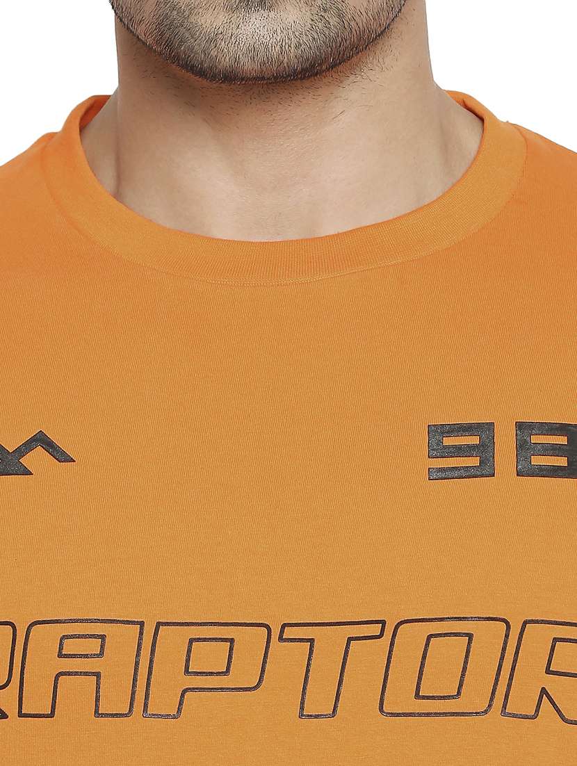orange front print t-shirt - 18329961 - Standard Image - 4