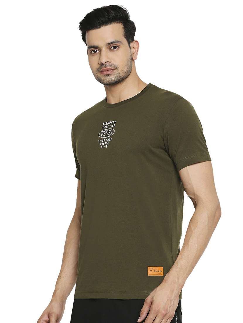 green solid t-shirt  - 18329966 -  Standard Image - 1