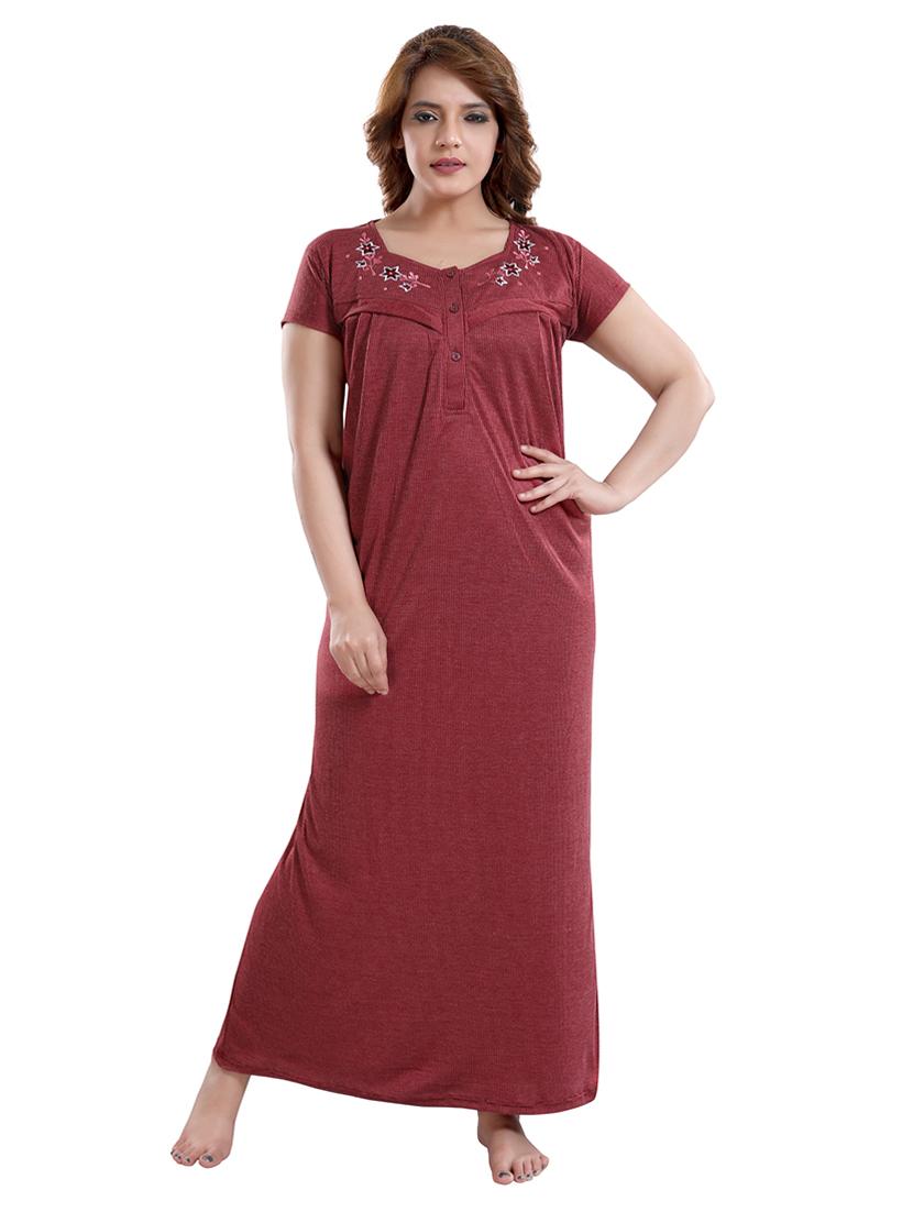 red cotton maternity wear - 18330167 - Standard Image - 1