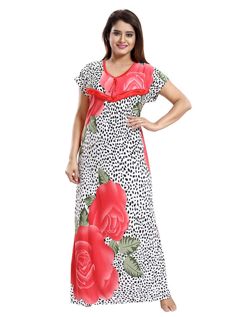 red satin maternity wear - 18330190 -  Standard Image - 1