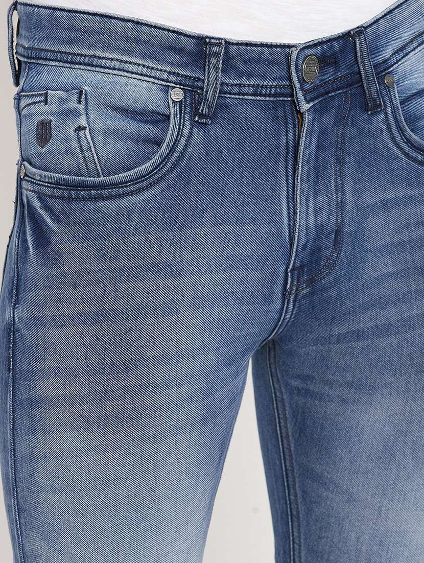 navy-blue light-washed denim jean - 18330405 - Standard Image - 4