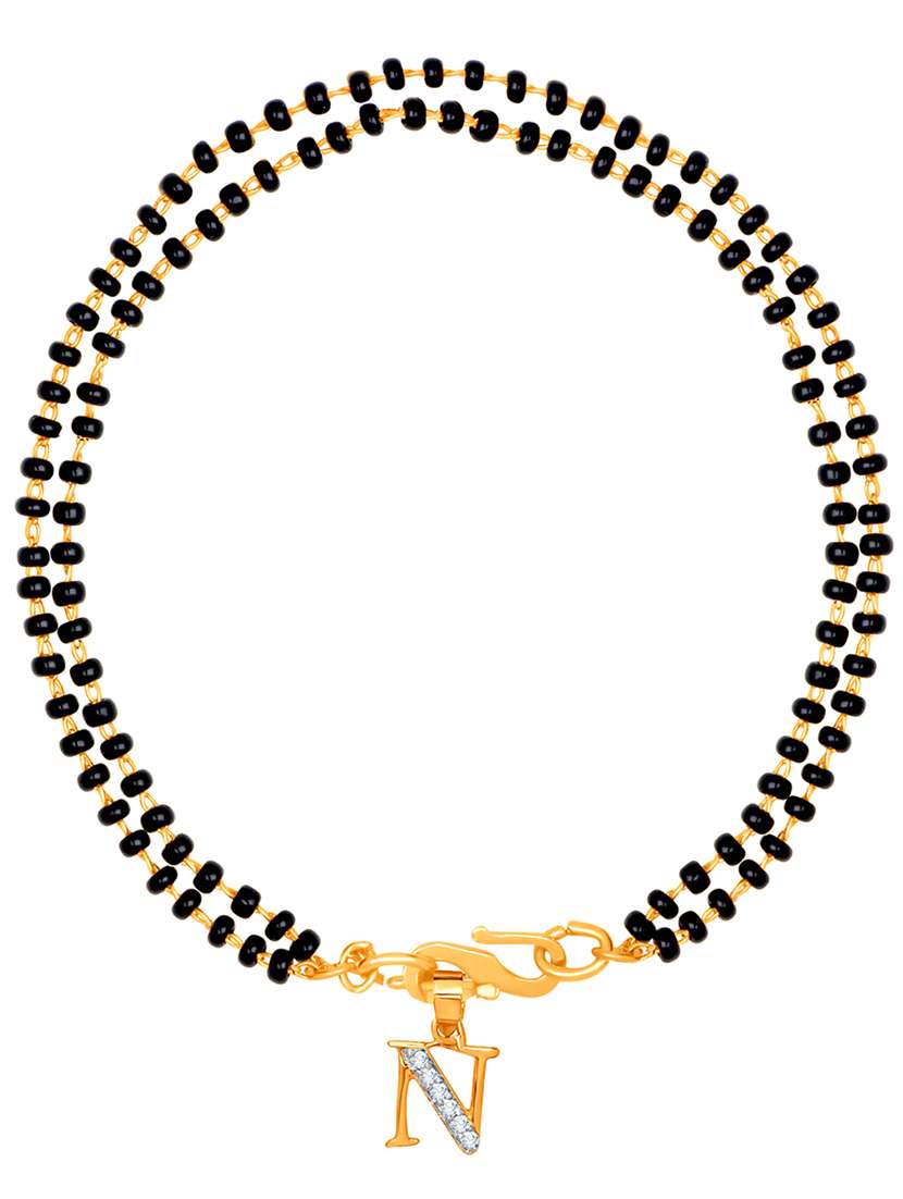 black gold plated beaded bracelet