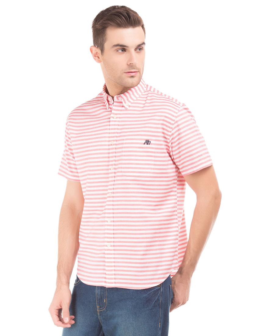 red striped casual shirt - 18332083 - Standard Image - 1