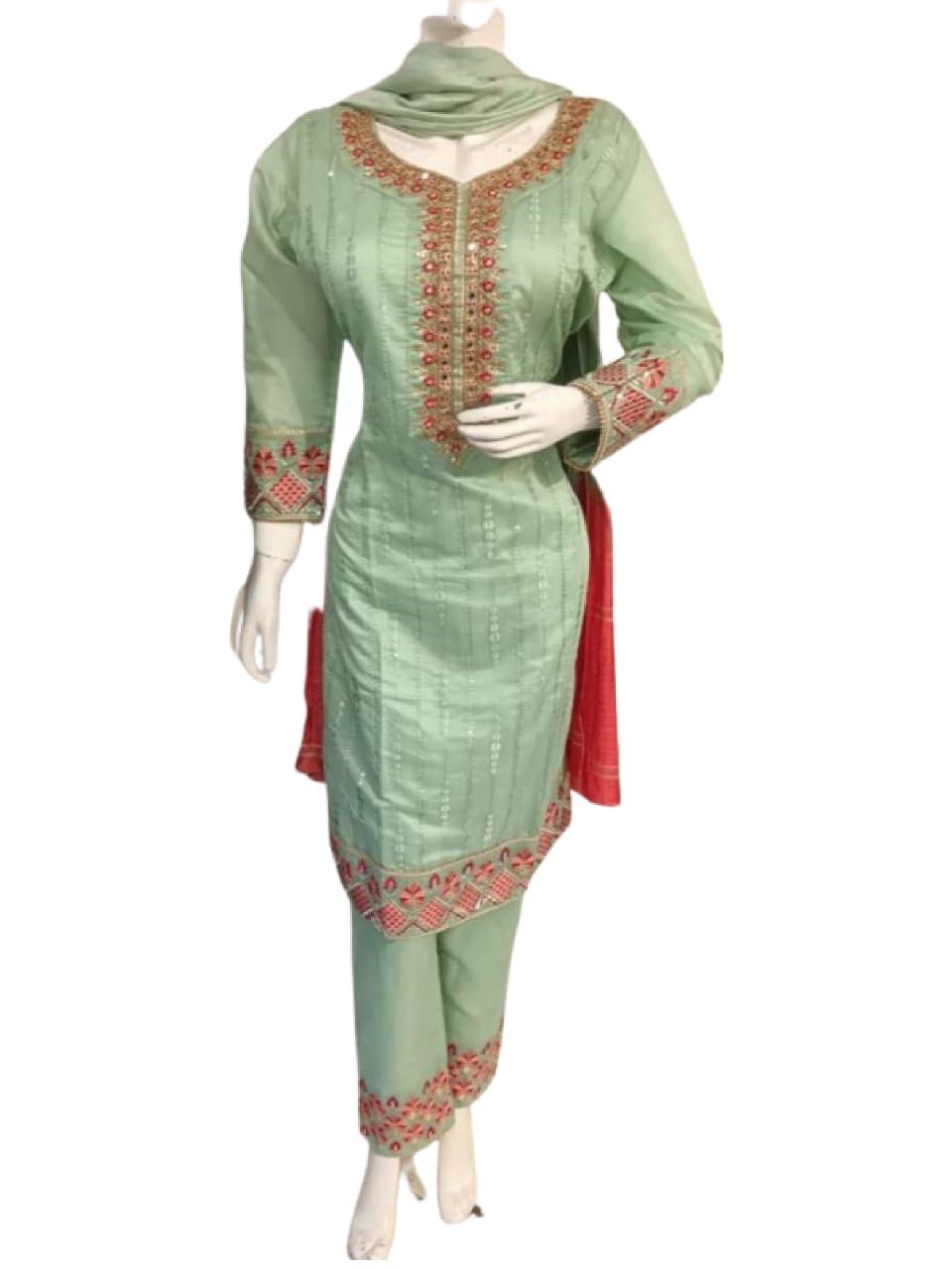 ethnic wear suit set - 18333431 - Standard Image - 1