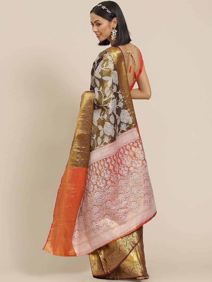 women's banarasi saree - 18334127 -  Standard Image - 1