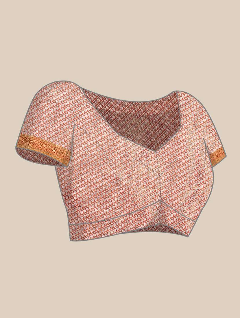 women's banarasi saree with blouse - 18334129 -  Standard Image - 1