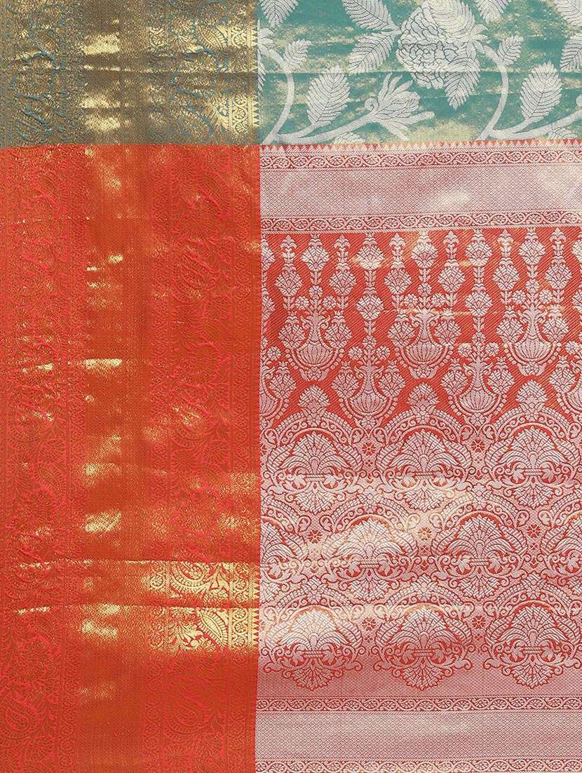 women's banarasi saree with blouse - 18334129 -  Standard Image - 4