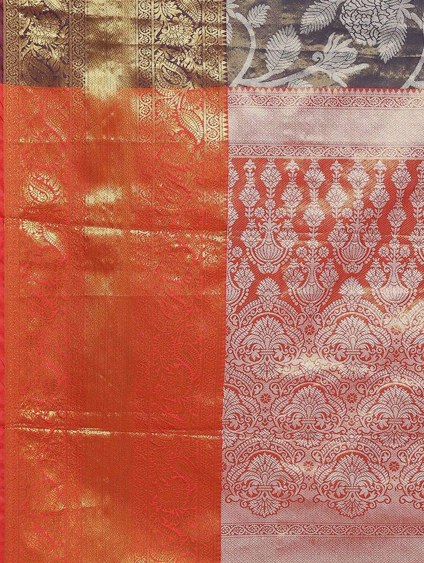 women's self design multi colored saree - 18334130 -  Standard Image - 4