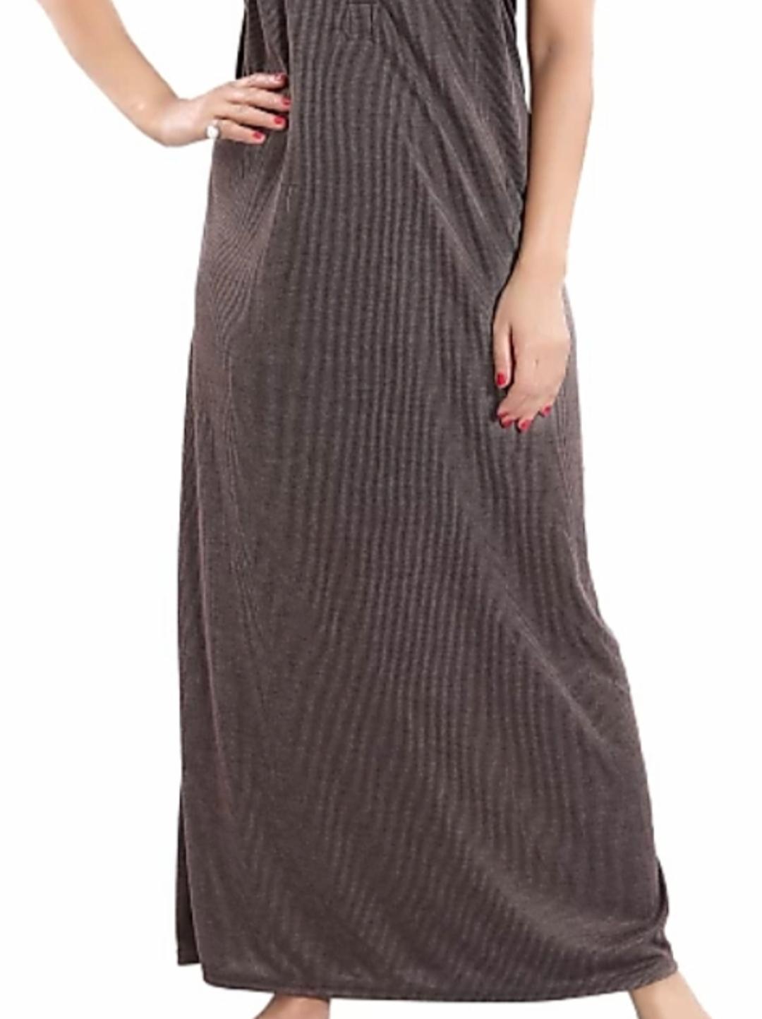 grey hosiery sleepshirts & nighty - 18334329 - Standard Image - 1