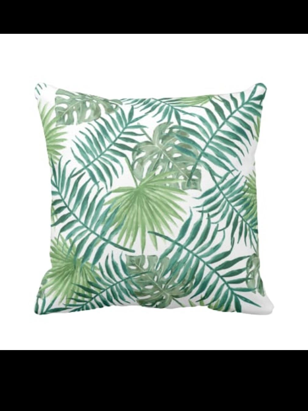 cotton printed pillows green color  - 18334402 -  Standard Image - 1