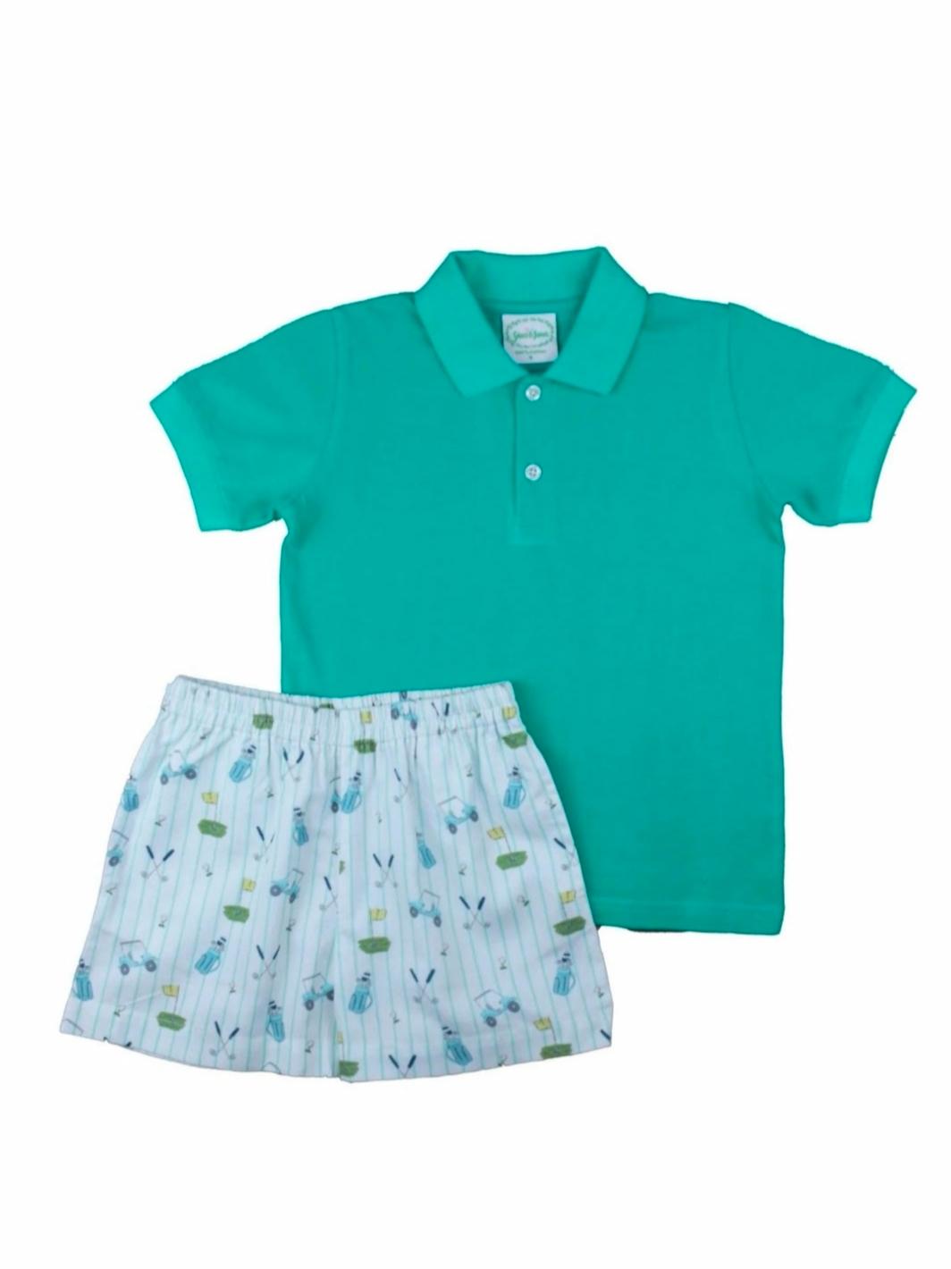 kids solid shorts set - 18334555 - Standard Image - 1